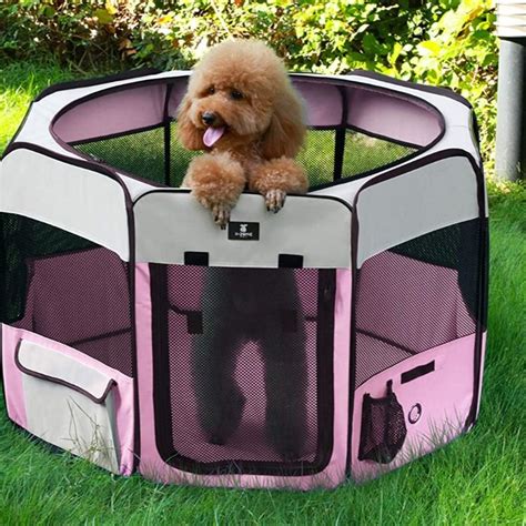 outdoor playpen for puppies|best rated foldable pet playpen.